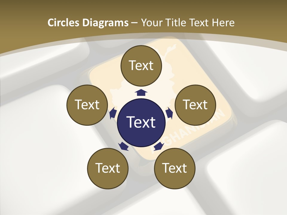 White Hold Close Up PowerPoint Template