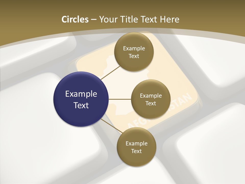 White Hold Close Up PowerPoint Template