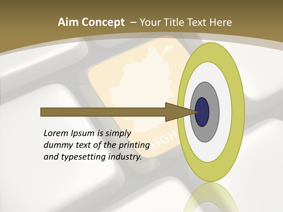 White Hold Close Up PowerPoint Template