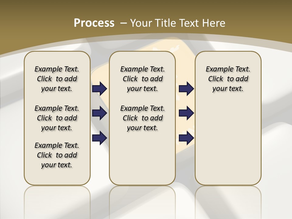White Hold Close Up PowerPoint Template