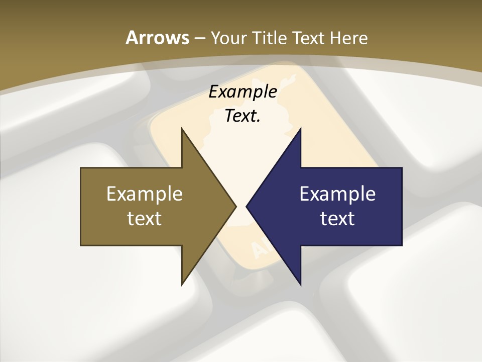 White Hold Close Up PowerPoint Template