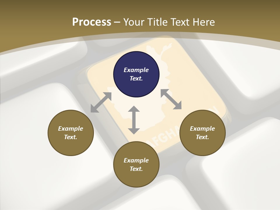 White Hold Close Up PowerPoint Template