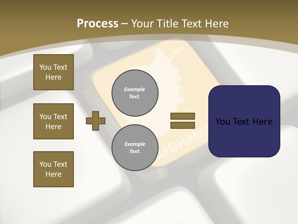White Hold Close Up PowerPoint Template