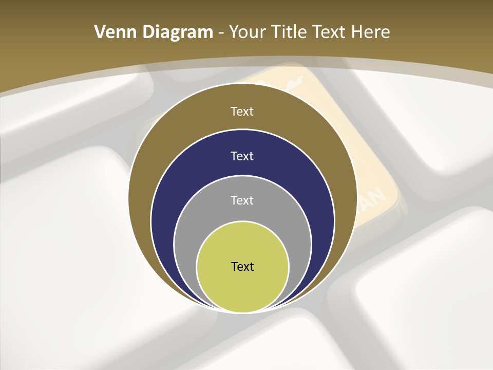 White Hold Close Up PowerPoint Template