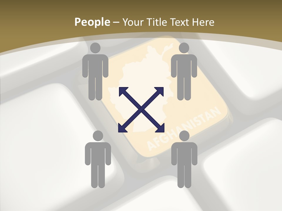 White Hold Close Up PowerPoint Template