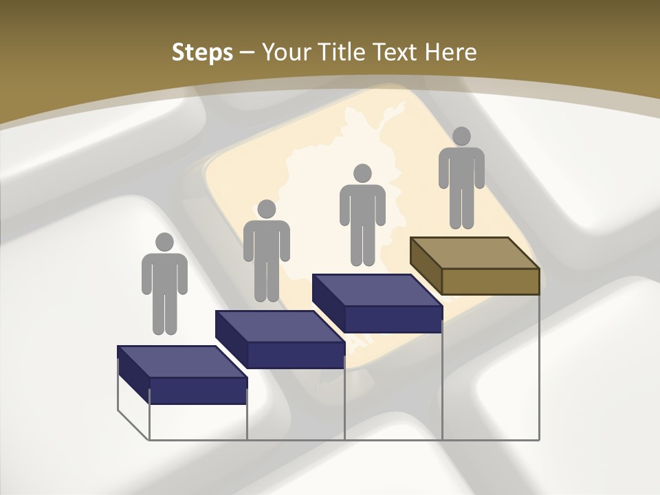 White Hold Close Up PowerPoint Template