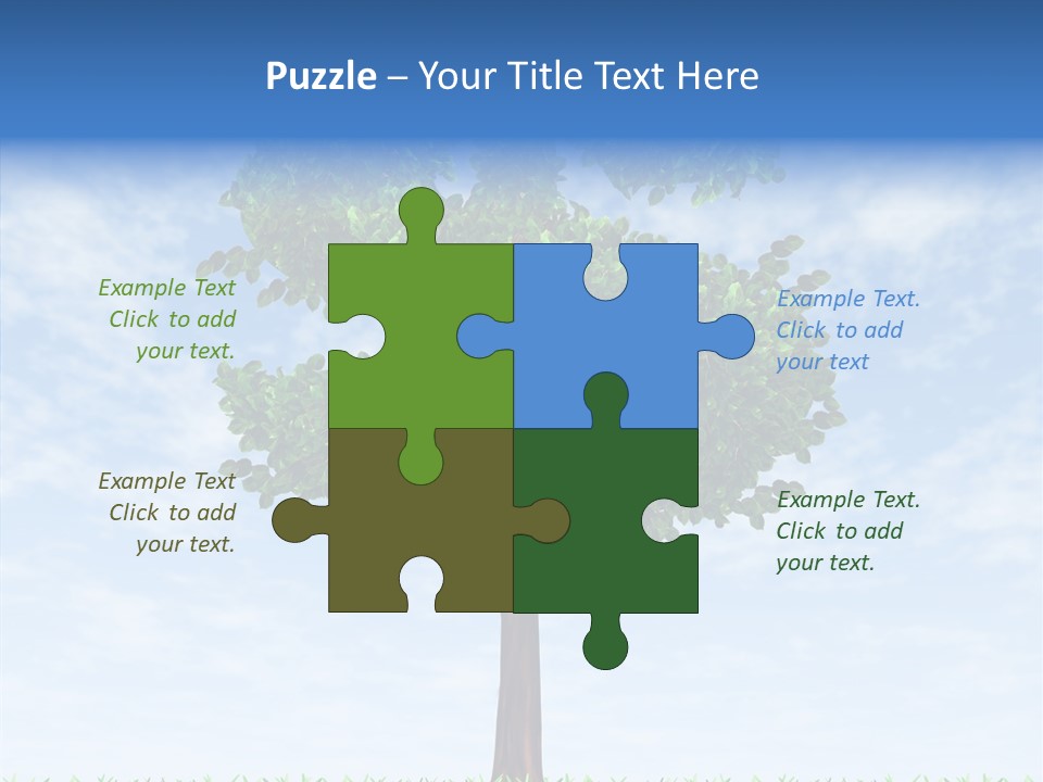 Elder Help Close Up PowerPoint Template