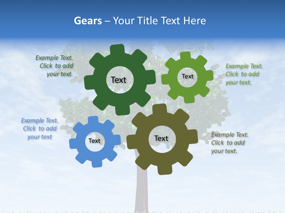 Elder Help Close Up PowerPoint Template