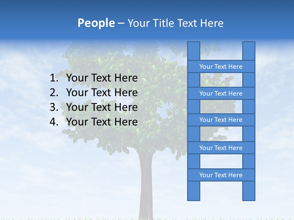 Elder Help Close Up PowerPoint Template