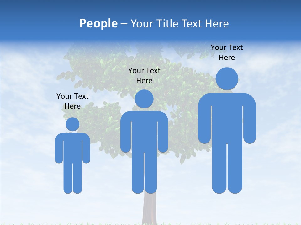 Elder Help Close Up PowerPoint Template