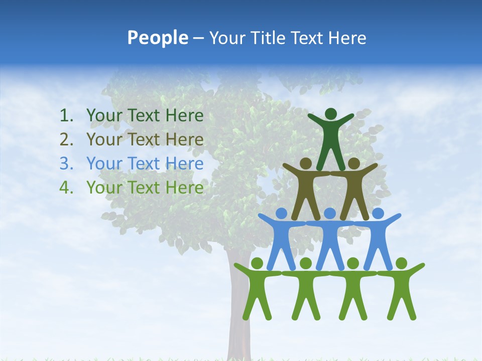 Elder Help Close Up PowerPoint Template