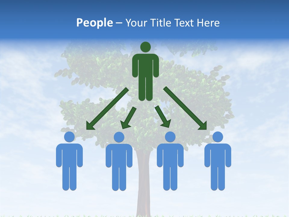 Elder Help Close Up PowerPoint Template