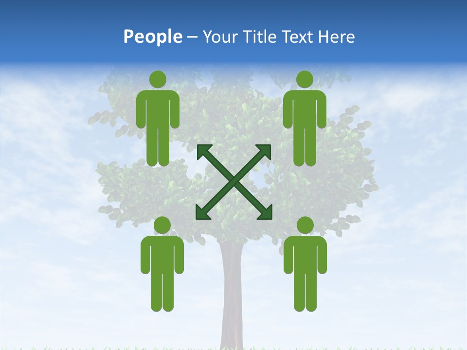 Elder Help Close Up PowerPoint Template