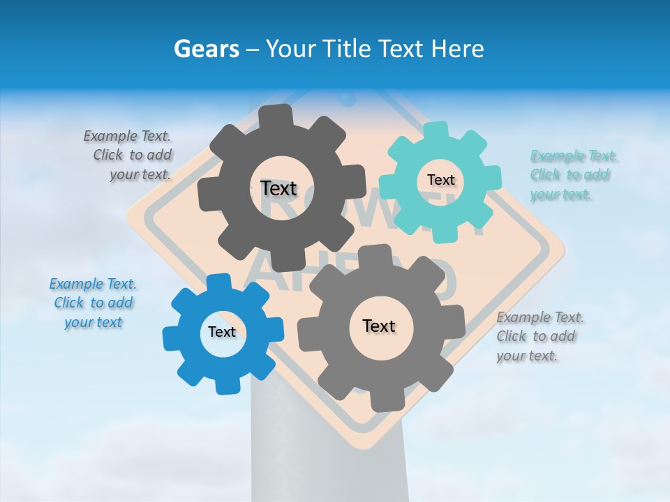 Elderly Care Young PowerPoint Template