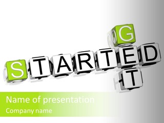 Touching White Young PowerPoint Template