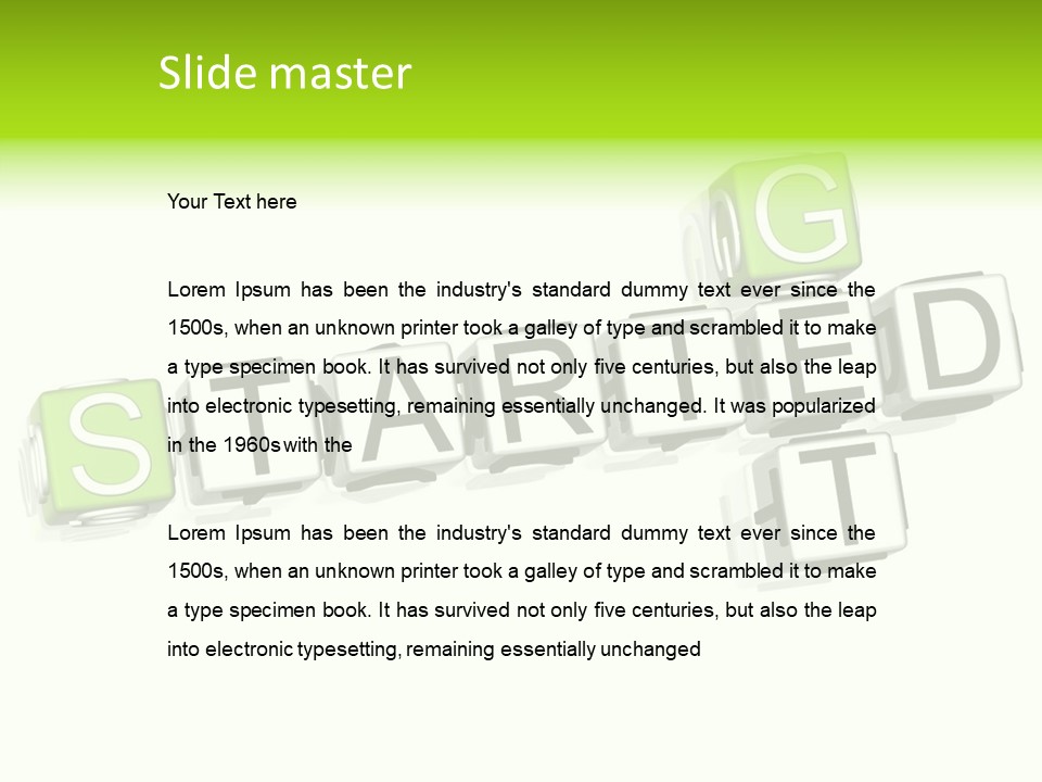 Touching White Young PowerPoint Template