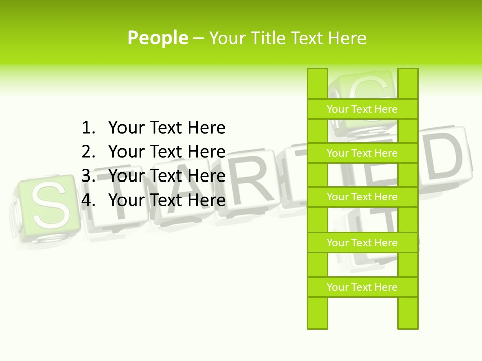 Touching White Young PowerPoint Template