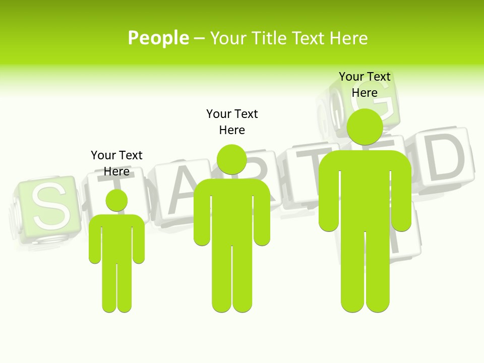 Touching White Young PowerPoint Template