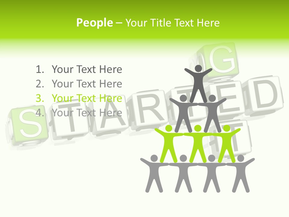 Touching White Young PowerPoint Template