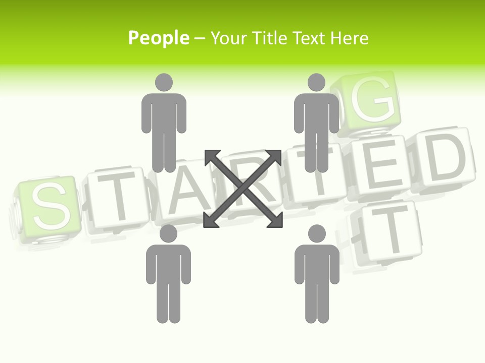 Touching White Young PowerPoint Template