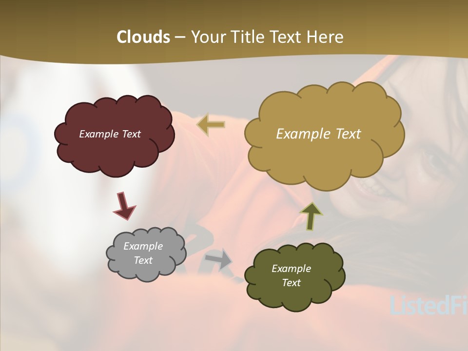 Helping Hand White Background Hold PowerPoint Template