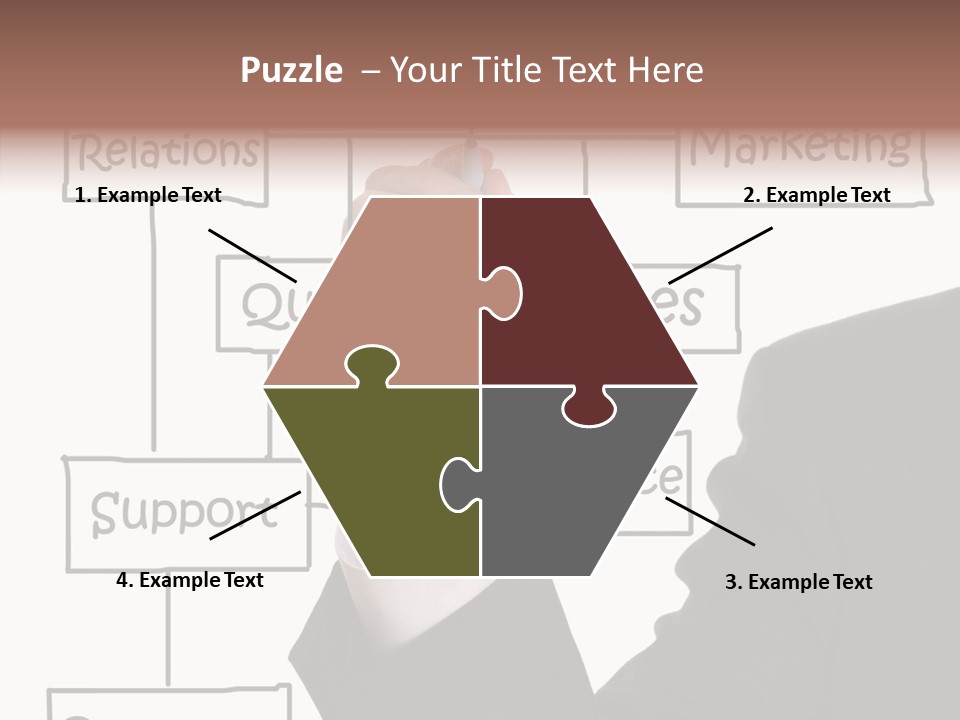 Senior  Sharing Assist PowerPoint Template