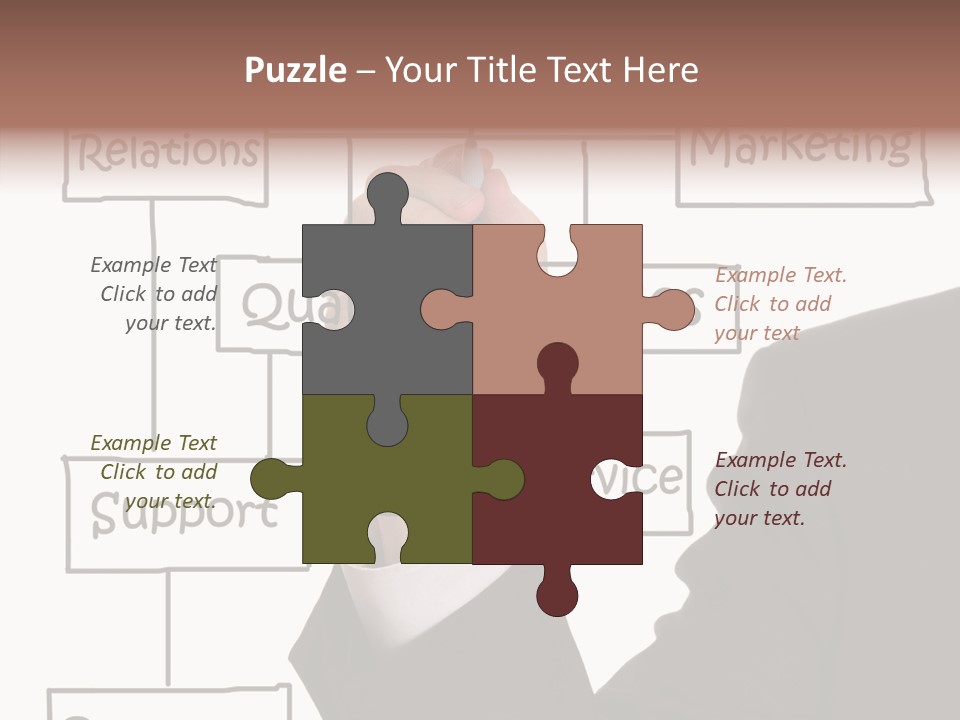 Senior  Sharing Assist PowerPoint Template
