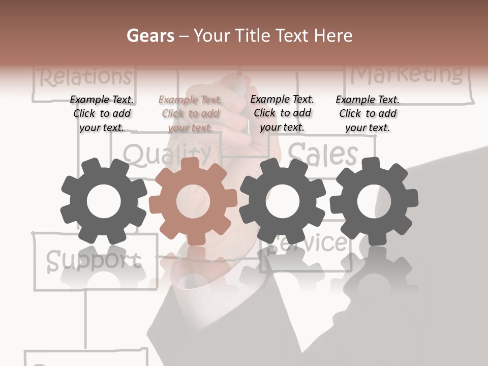 Senior  Sharing Assist PowerPoint Template