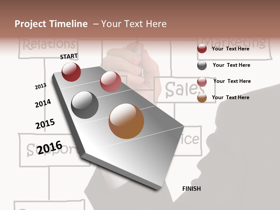 Senior  Sharing Assist PowerPoint Template