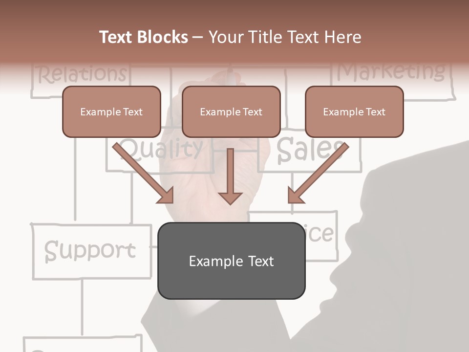 Senior  Sharing Assist PowerPoint Template