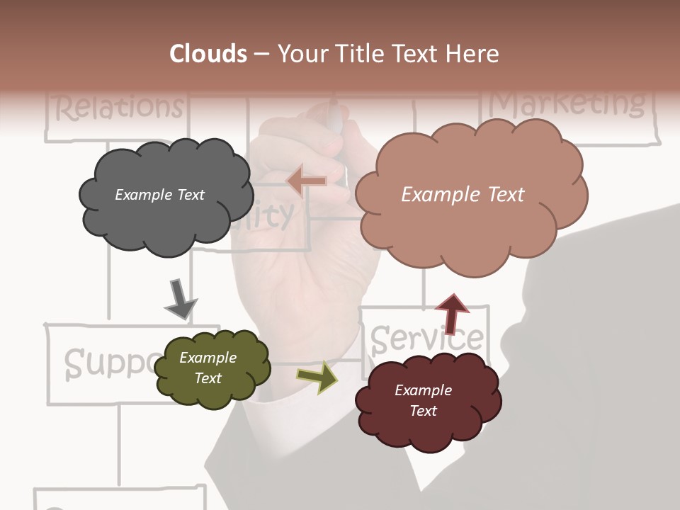 Senior  Sharing Assist PowerPoint Template