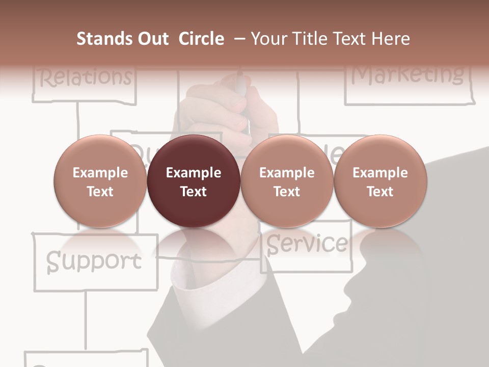 Senior  Sharing Assist PowerPoint Template