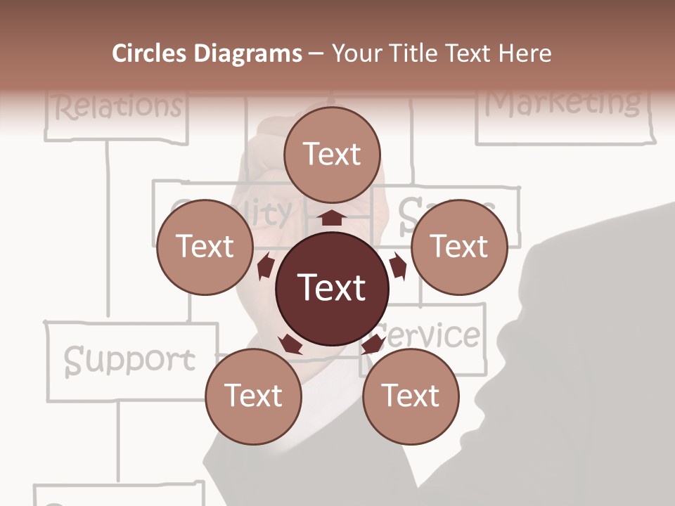 Senior  Sharing Assist PowerPoint Template