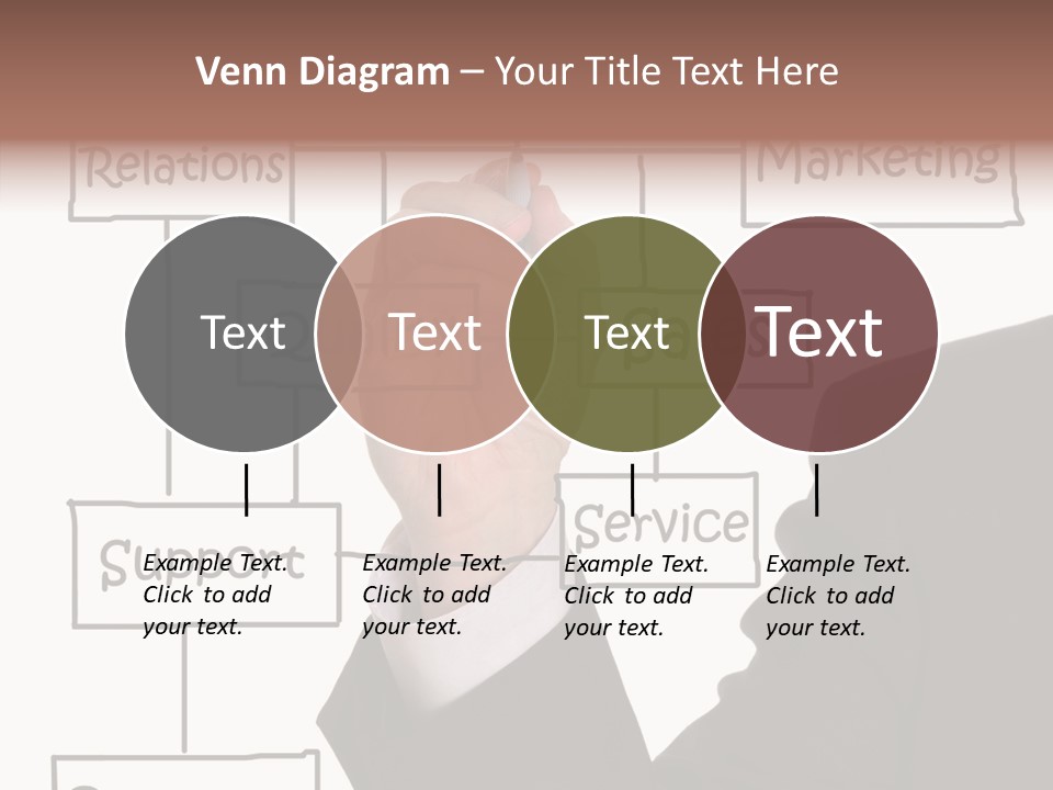 Senior  Sharing Assist PowerPoint Template