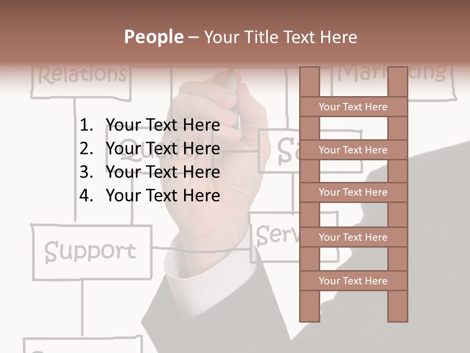 Senior  Sharing Assist PowerPoint Template