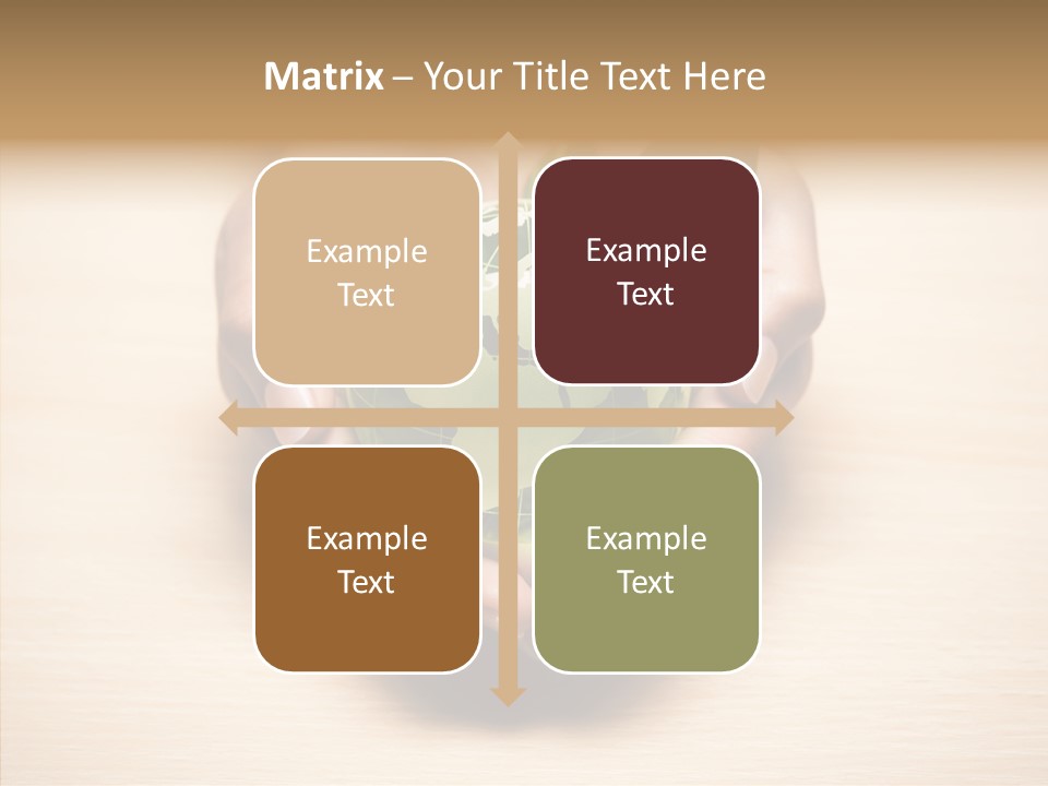 Helping Hand Closeup Grandmother PowerPoint Template