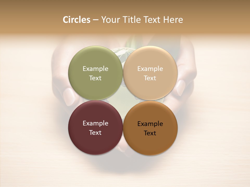 Helping Hand Closeup Grandmother PowerPoint Template