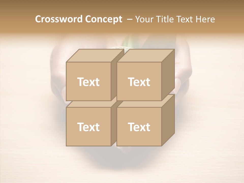 Helping Hand Closeup Grandmother PowerPoint Template