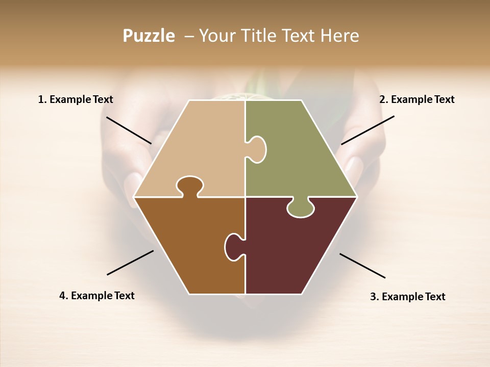 Helping Hand Closeup Grandmother PowerPoint Template