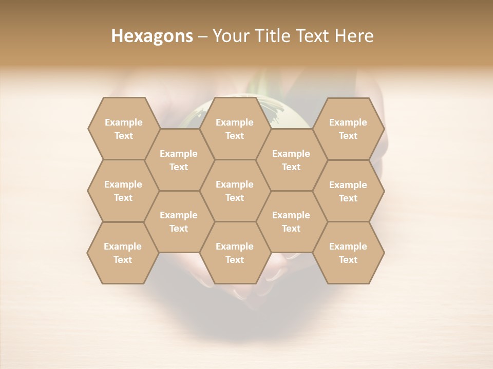 Helping Hand Closeup Grandmother PowerPoint Template