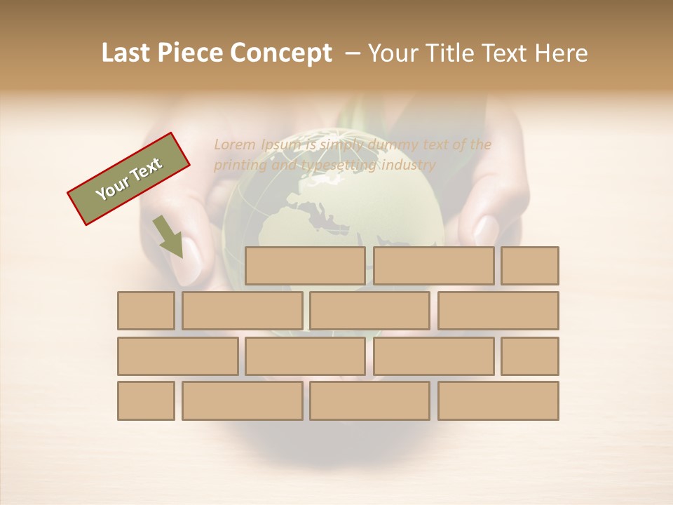 Helping Hand Closeup Grandmother PowerPoint Template