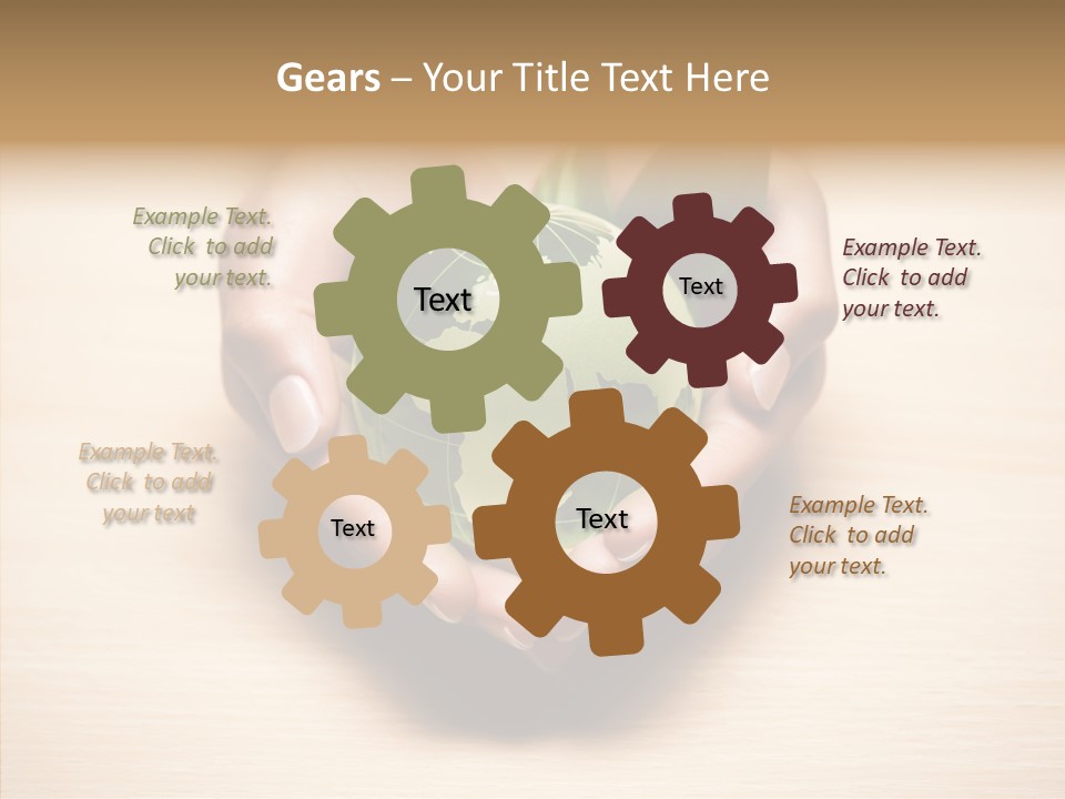 Helping Hand Closeup Grandmother PowerPoint Template