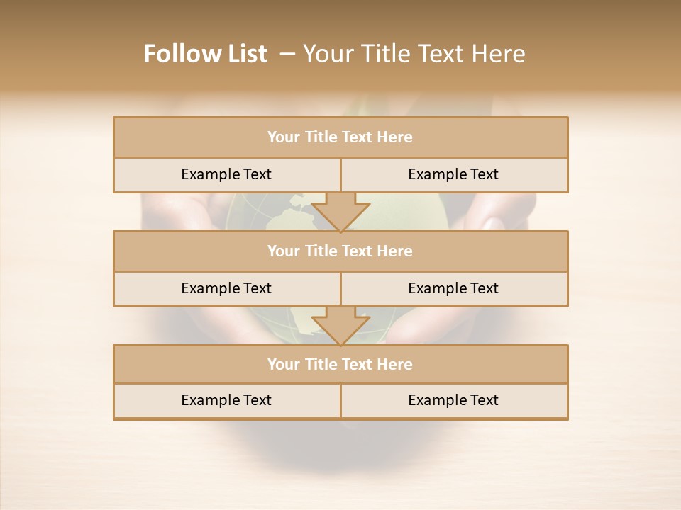 Helping Hand Closeup Grandmother PowerPoint Template