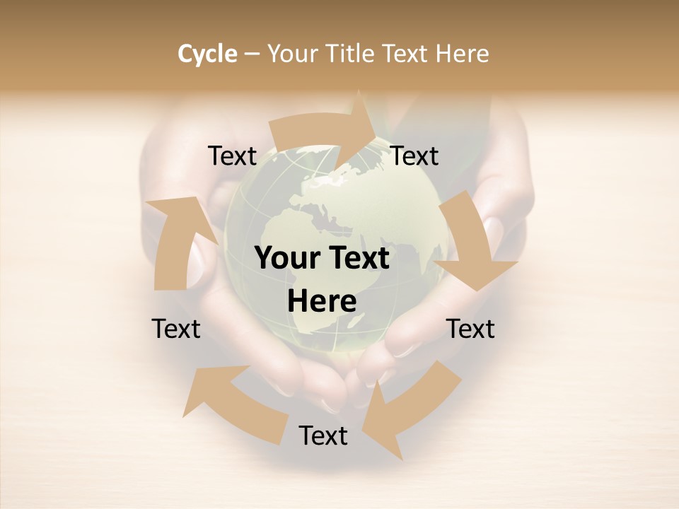 Helping Hand Closeup Grandmother PowerPoint Template