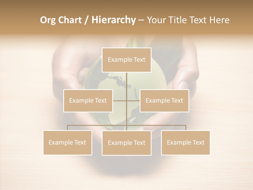 Helping Hand Closeup Grandmother PowerPoint Template