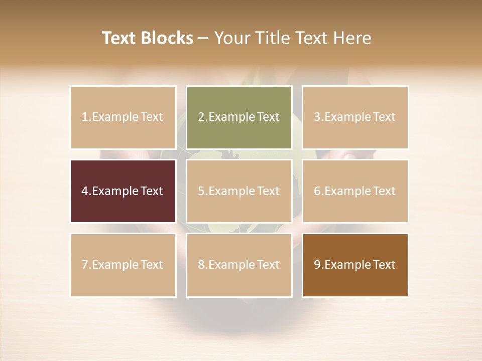 Helping Hand Closeup Grandmother PowerPoint Template