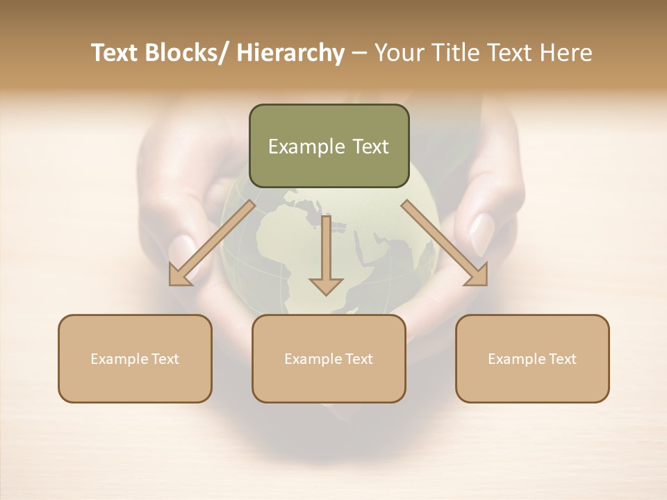 Helping Hand Closeup Grandmother PowerPoint Template