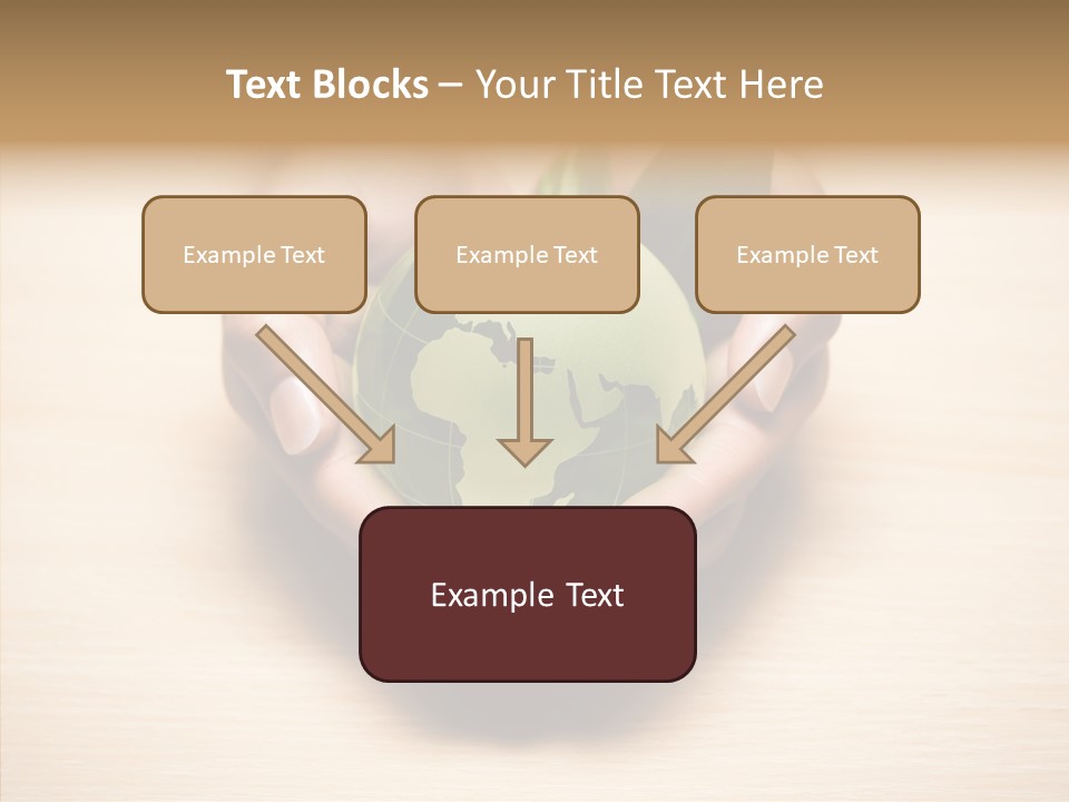 Helping Hand Closeup Grandmother PowerPoint Template