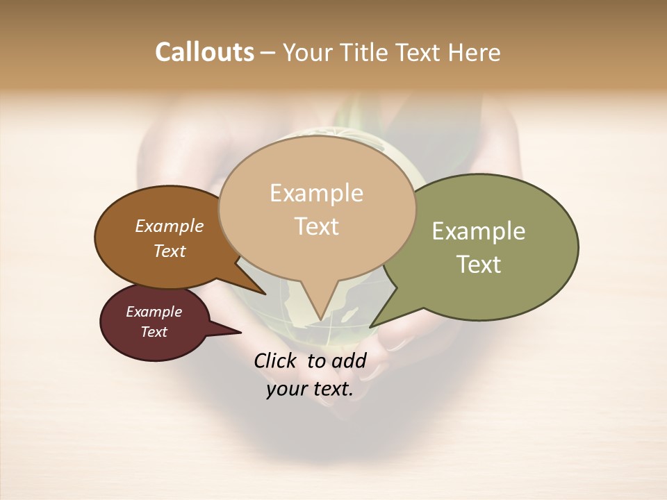 Helping Hand Closeup Grandmother PowerPoint Template