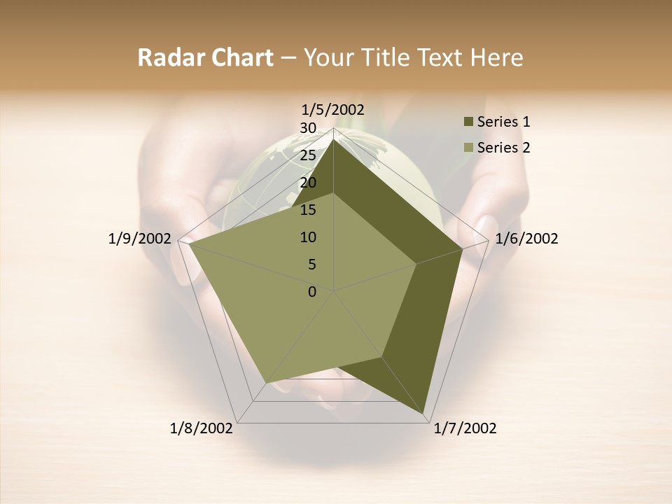 Helping Hand Closeup Grandmother PowerPoint Template